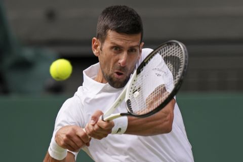 Ο Νόβακ Τζόκοβιτς στο Wimbledon