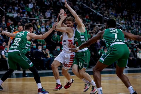 Η βαθμολογία της EuroLeague μετά από το διπλό του Ολυμπιακού στο Κάουνας