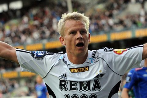 Fotball Tippeligaen 10.08.08 Rosenborg ( RBK ) - Molde,

Steffen Iversen etter scoring,

Foto: Carl-Erik Eriksson, Digitalsport