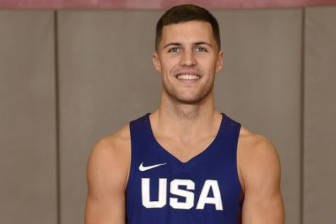 HOUSTON, TX - AUGUST 24:  Billy Baron #5 of the USA AmeriCup Team poses for a portrait during a training camp at the University of Houston in Houston, Texas on August 24, 2017. NOTE TO USER: User expressly acknowledges and agrees that, by downloading and/or using this photograph, user is consenting to the terms and conditions of the Getty Images License Agreement. Mandatory Copyright Notice: Copyright 2017 NBAE (Photo by Bill Baptist/NBAE via Getty Images)