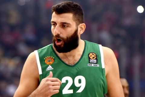 ÅÕÑÙËÉÃÊÁ / ÏÓÖÐ - ÐÁÏ / EUROLEAGUE / OLYMPIAKOS - PANATHINAIKOS (Eurokinissi Sports / ÂÁÃÃÅËÇÓ ÓÔÏËÇÓ)