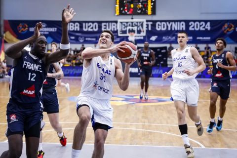 Ελλάδα - Γαλλία 62-68: Πάλεψε, αλλά λύγισε στο φινάλε από τους μπλε για το EuroBasket U20