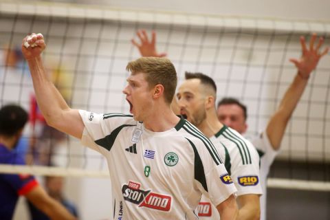 Volley League ανδρών: Ο Παναθηναϊκός έφυγε αλώβητος από την έδρα του Πήγασου, τρίποντο του Μίλωνα επί του ΟΦΗ στη Νέα Σμύρνη