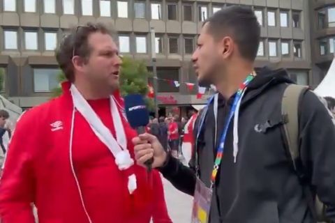 Euro 2024, Τρελαμένος Άγγλος: "Γιορτάστε το ποδόσφαιρο, ο Θεός το αγαπάει"