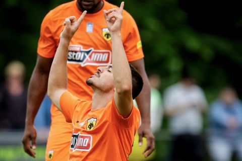 ΑΕΚ - Μπέρσχοτ: Ο Γαλανόπουλος άνοιξε το σκορ και πέτυχε το πρώτο γκολ της Ένωσης για τη σεζόν 2024-25
