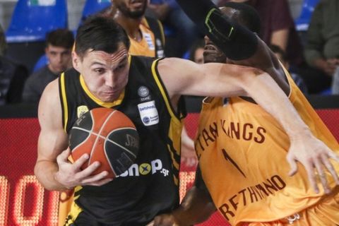 BASKET LEAGUE / ΡΕΘΥΜΝΟ - ΑΕΚ (ΦΩΤΟΓΡΑΦΙΑ: ΣΤΕΦΑΝΟΣ ΡΑΠΑΝΗΣ / EUROKINISSI)