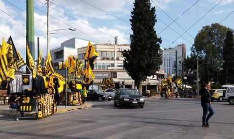 Έστησαν κιτρινόμαυρο πάρτι στην Δεκελείας