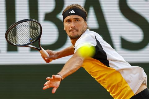 Ο Αλεξάντερ Ζβέρεφ στο Roland Garros