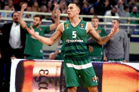 ÅÕÑÙËÉÃÊÁ / ÐÁÏ - ÌÐÁÓÊÏÍÉÁ / EUROLEAGUE / PANATHINAIKOS - BASKONIA (Eurokinissi Sports / ÂÁÃÃÅËÇÓ ÓÔÏËÇÓ)