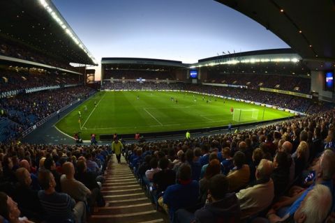 GLASGOW, SCOTLAND -  AUGUST 07: A general view during the Scottish Communities League Cup First Round Match between Glasgow Rangers and East Fife at Ibrox Stadium on August 7, 2012 in Glasgow, Scotland. (Picture by Mark Runnacles/Getty Images)