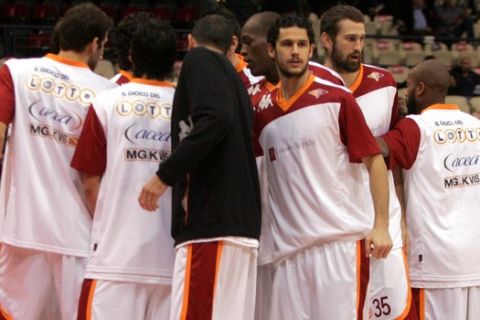 Οι παίκτες της Ρόμα σε αγώνα της EuroLeague το 2009/10