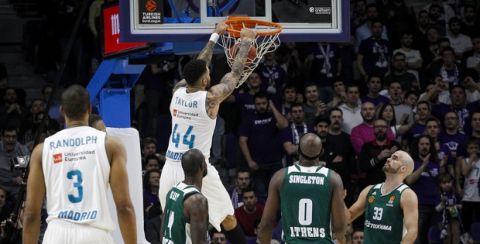 ÅÕÑÙËÉÃÊÁ / ÑÅÁË ÌÁÄÑÉÔÇÓ - ÐÁÏ / EUROLEAGUE / REAL MADRID - PANATHINAIKOS (ÖÙÔÏÃÑÁÖÉÁ: EUROKINISSI)  