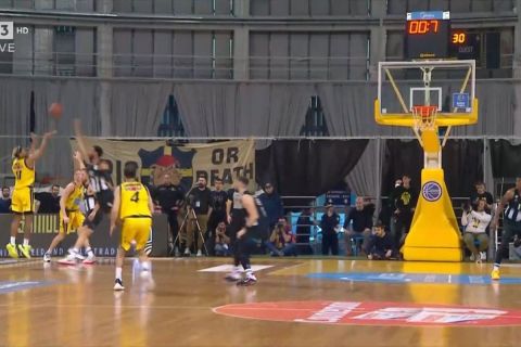 Άρης - ΠΑΟΚ: Απίθανο buzzer-beater τρίποντο με ταμπλό από τον Νότε