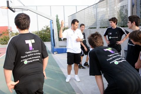 Ο Ιτούδης στo Basketball Academy Club