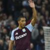 Aston Villa's Youri Tielemans gestures during the Champions League opening phase soccer match between Aston Villa and Bayern Munich, at Villa Park in Birmingham, England, Wednesday, Oct. 2, 2024. (AP Photo/Rui Vieira)