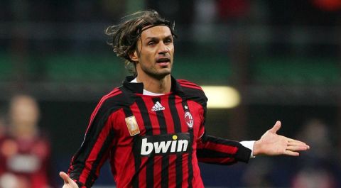 Chris Brunskill / BPI
UEFA Champions League - 2nd Round Knockout
AC Milan v Arsenal
4th March, 2008
--------------------
Paolo Maldini of AC Milan. Tonight was Maldini's last match in the competition he has won seven times