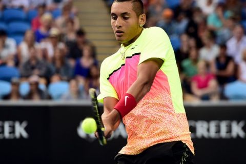 Bernard Tomic, 3R, 23 January 2015.