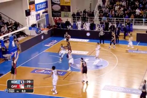 Basket League: Το νικητήριο τρίποντο του Βεζένκοβ κόντρα στον Κολοσσό στην κορυφή του Top-10 της 17ης αγωνιστικής