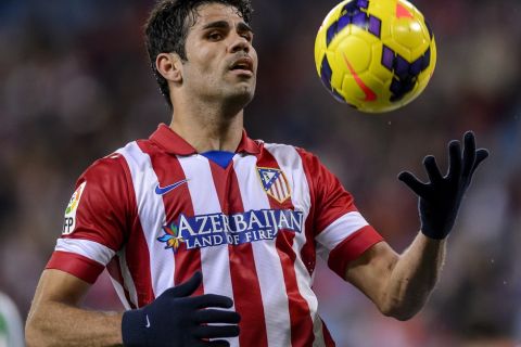 Partido de la Liga BBVA entre el Atlético y el Betis. En la imagen, Diego Costa. 

Liga BBVA match played between Atlético and Betis. In this picture, Diego Costa.