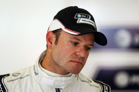 ISTANBUL, TURKEY - MAY 06:  Rubens Barrichello of Brazil and Williams prepares to drive during practice for the Turkish Formula One Grand Prix at the Istanbul Park circuit on May 6, 2011 in Istanbul, Turkey.  (Photo by Bryn Lennon/Getty Images)