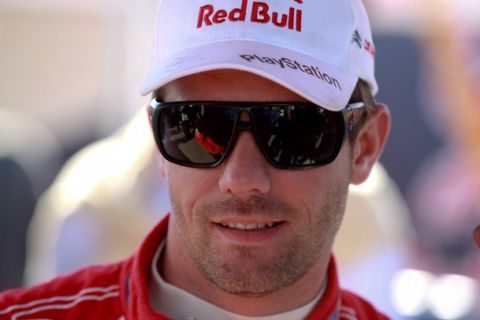 France's driver Sebastien Loeb pictured at the Parc Ferme during the WRC Argentina 2011 technical day in Villa Carlos Paz, Cordoba, Argentina on May 26, 2011. AFP PHOTO/STR (Photo credit should read STR/AFP/Getty Images)