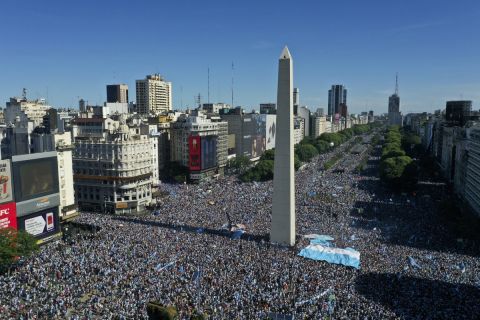 Οι φίλαθλοι της Αργεντινής στους δρόμους του Μπουένος Άιρες | 18 Δεκεμβρίου 2022