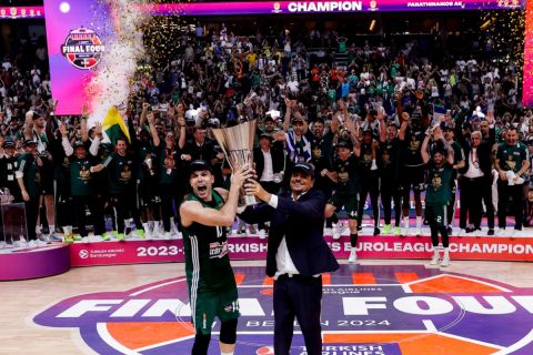 Final Four 2024, Παναθηναϊκός AKTOR: Σλούκας και Αταμάν σήκωσαν το 7ο στον ουρανό της Uber Arena