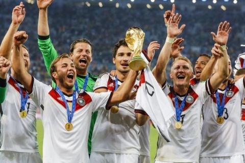 July 13, 2014 - Rio De Janeiro, Germany - 2014 Fifa World Cup final between Germany and Argentina  on July 13, 2014 at Estadio do Maracana in Rio de Janeiro, Brazil ***   nach dem1:0 Sieg n.V. von Deutschland gegen Argentinien im Finale der Fussball WM 2014 in Rio de Janeiro / 130714..***2014 Fifa World Cup final between Germany and Argentina  on July 13, 2014 at Estadio do Maracana in Rio de Janeiro, Brazil  (Credit Image: © Action Press/ZUMA Wire)