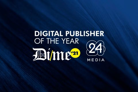 Η 24 MEDIA Digital Publisher Of The Year με εννέα βραβεία στα DIME Awards 2021