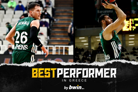 Oι «Best Performer in Greece by bwin» του  Φεβρουαρίου στη EuroLeague