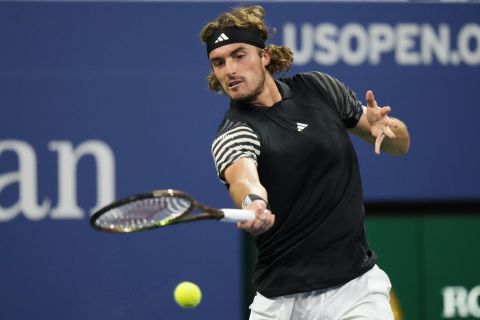 Ο Στέφανος Τσιτσιπάς στο US Open