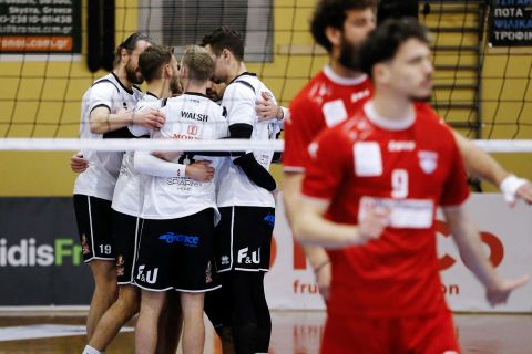 Volley League ανδρών: Άνετα ο ΠΑΟΚ στη Σκύδρα, νίκη και για τον Μίλωνα