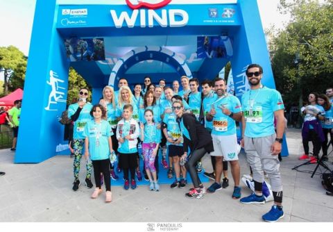 1500 δρομείς της WIND Running Team στέλνουν μήνυμα Αλληλεγγύης