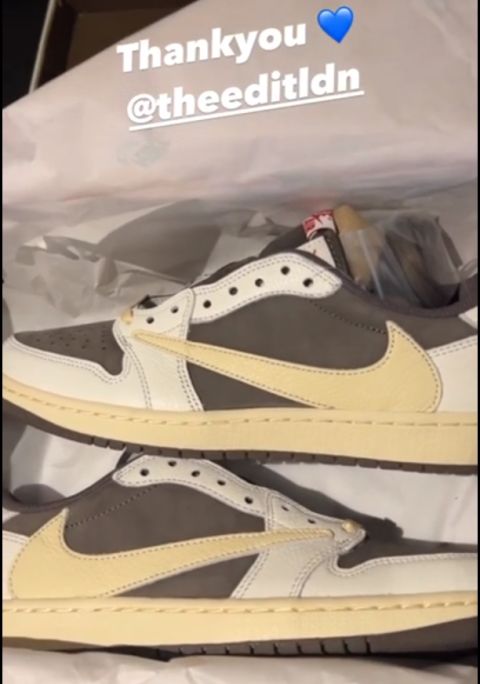 Το instagram story του Γκρίλις με τα Nike Air Jordan