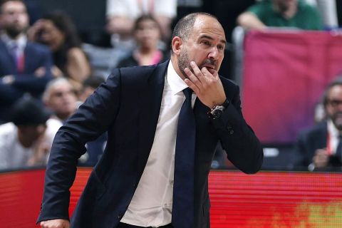 Ο Τσους Ματέο στον τελικό της EuroLeague ανάμεσα σε Παναθηναϊκό AKTOR και Ρεάλ Μαδρίτης. 