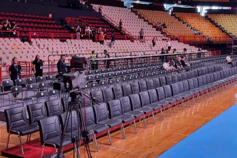 Η νέα όψη των δημοσιογραφικών και των court seats στο ΣΕΦ για την Εθνική ομάδα 