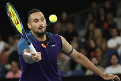 Ο Νικ Κύργιος από παιχνίδι για το Australian Open