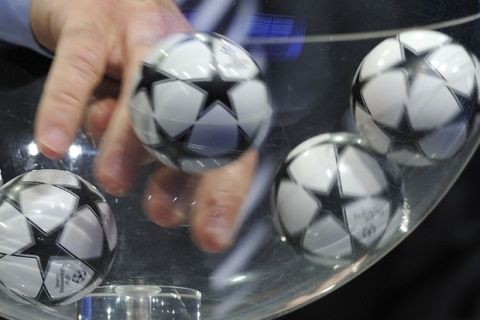 NYON, SWITZERLAND - AUGUST 06:  UEFA competitions director Giorgio Marchetti during the UEFA Champions League play-off draw on August 6, 2010 in Nyon, Switzerland. The play-offs are played over two legs on 17/18 and 24/25 August. The ten play-off winners will join the 22 automatic entrants in the UEFA Champions League group stage, the draw for which will be held in Monaco on 26 August 26, 2010. (Photo by Fabrice Coffrini/EuroFootball/Getty Images) *** Local Caption *** Giorgio Marchetti