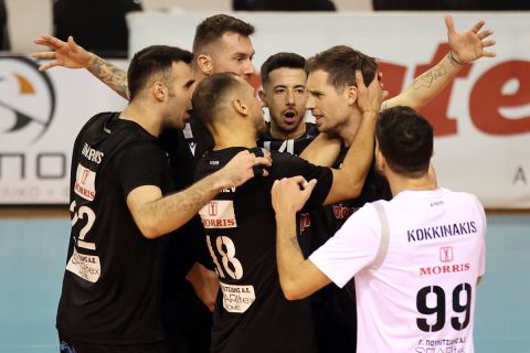 Volley League Ανδρών: Άνετες νίκες για ΠΑΟΚ και Κηφισιά