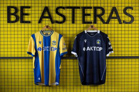 Οι νέες φανέλες του Asteras AKTOR