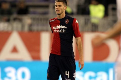 foto Enrico Locci / Lapresse14 03 2015 Cagliari ( Italia )sportcalcioCampionato Serie A Tim Stagione 2014/2015 - Cagliari  vs EmpoliNella foto:  Crisetig Lorenzophoto Enrico Locci/Lapresse14 03  2015 Cagliari ( Italy )sportsoccerItalian Football Championship League A Tim 2014 /2015 - Cagliari  vs EmpoliIn the pic:   Crisetig Lorenzo