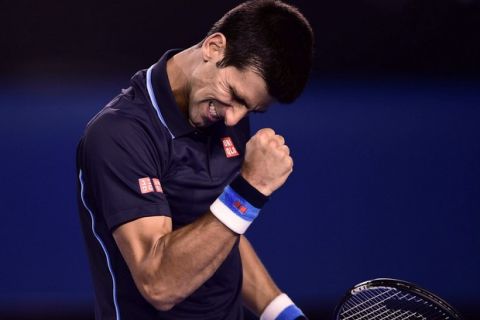 Novak Djokovic, 3R, 24 January 2015