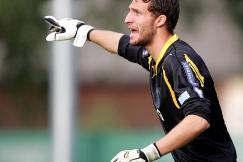 GEPA-2607085064 - LEOGANG,AUSTRIA,26.JUL.08 - FUSSBALL - 2. Deutsche Bundesliga, Super League, SpVgg Greuther Fuerth vs AEK Athen, Vorbereitungsspiel. Bild zeigt Giannis Fysekis (AEK). Foto: GEPA pictures/ Thomas Bachun