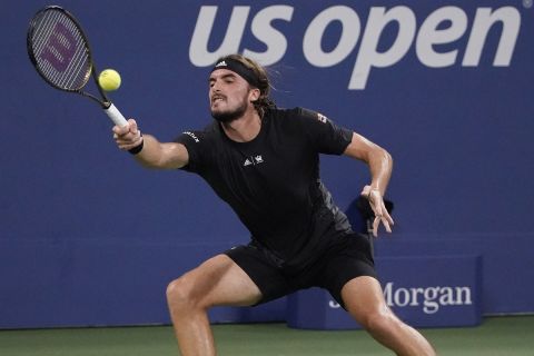 Ο Στέφανος Τσιτσιπάς στον πρώτο γύρο του US Open