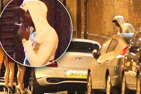 Mario Balotelli and friends met a group of women at Akbars Restaurant in Manchester on Monday night (about 9pm). Mario then squeezed as many as he could into his Bentley GT and went off to Zouk Bar until about 12 midnight. After Zouk Mario took his party on to Sakura Nightclub at Deansagate Lock until 2.20am when he left with his friends, the women and some more women in a chauffer driven van that he had called to help with the numbers. The convoy headded back towards Alderley Edge........Outside Akbars.