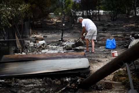 ΕΠΟΜΕΝΗ ΜΕΡΑ ΜΕΤΑ ΤΗΝ ΠΥΡΚΑΓΙΑ ΣΤΗΝ ΚΙΝΕΤΑ. ΤΡΙΤΗ 24/7/2018.  (Eurokinissi/ΚΑΡΑΓΙΑΝΝΗΣ ΜΙΧΑΛΗΣ)