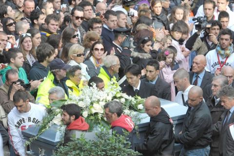 Το τελευταίο αντίο στον Μάρκο Σιμοντσέλι