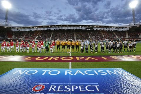 ALKMAAR - 03-10-2013 - Europa League, AZ - PAOK Saloniki, AFAS Stadion, opkomst.