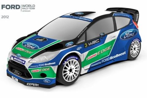 The Ford Fiesta RS World Rally Car 2012