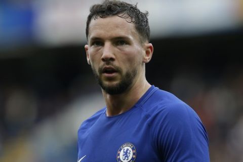 Chelsea's Ross Drinkwater waits for a throw in to be taken during the English FA Cup fourth round soccer match between Chelsea and Newcastle United at Stamford Bridge stadium in London, Sunday, Jan. 28, 2018 . (AP Photo/Alastair Grant)